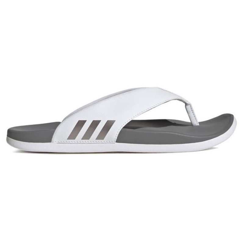 Chaussons adidas Adilette Comfort Flip Flop Femme HQ4459 blanche Chaussons adidas Adilette Comfort Flip Flop Femme HQ4459 blanche