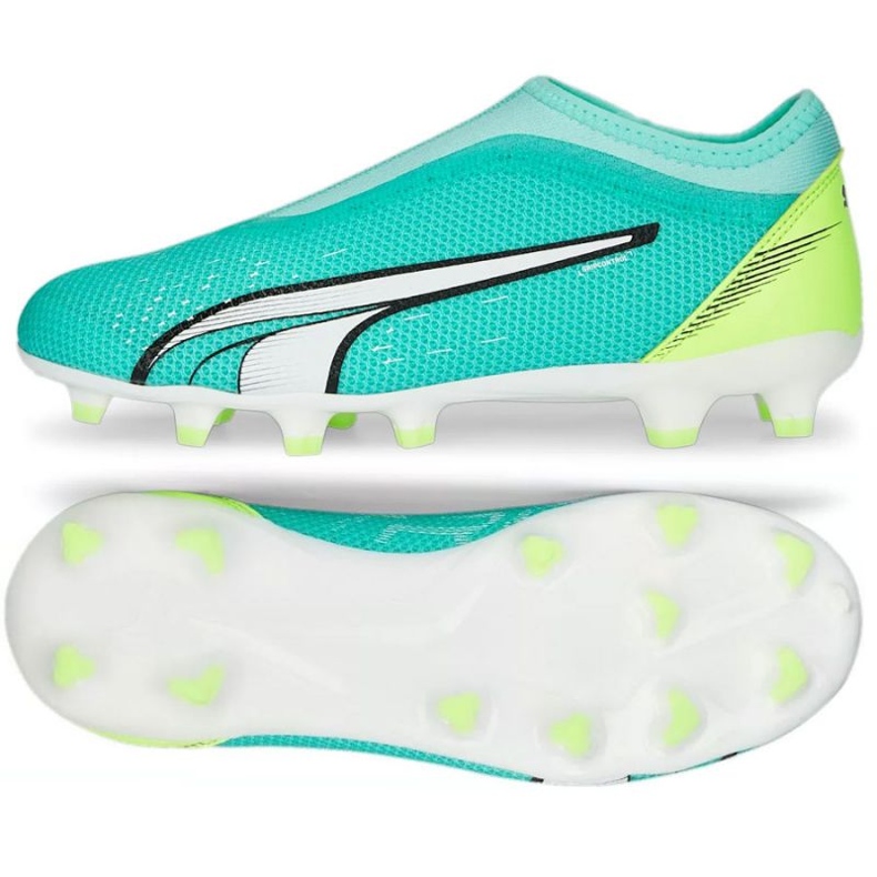 Chaussures Puma Ultra Match Ll FG/AG Jr 107229 03 bleu bleu Chaussures Puma Ultra Match Ll FG/AG Jr 107229 03 bleu bleu