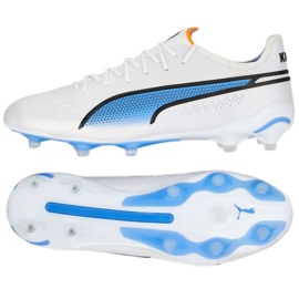 Chaussures Puma King Ultimate FG/AG M 107097 01 blanc blanc