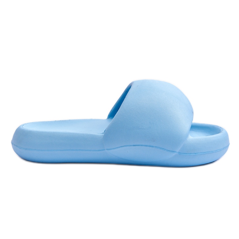 Pantoufles à plateforme en mousse légère pour femmes Bleu Milton