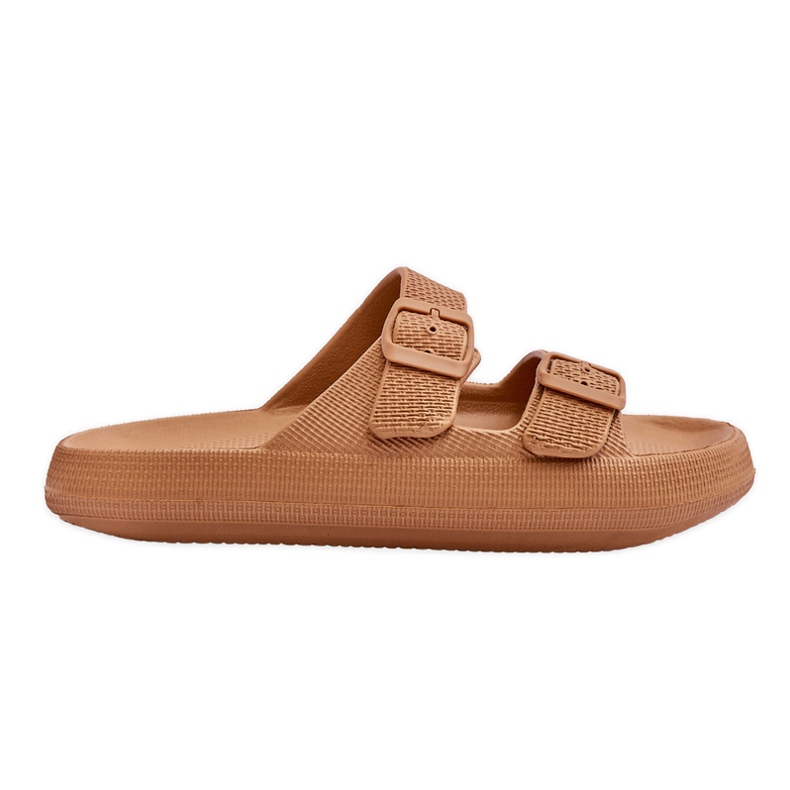 Chaussons Femme Mousse Légère Marron Cleve brun