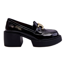 S.Barski Escarpins à la mode à talons massifs noirs Imani