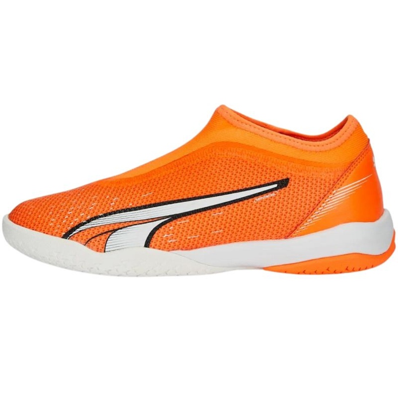 Chaussures de football Puma Ultra Match Ll It + Mid Jr 107232 01 orange oranges et rouges