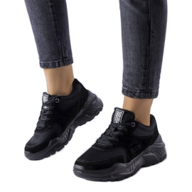 Baskets noires Big Star JJ274A113