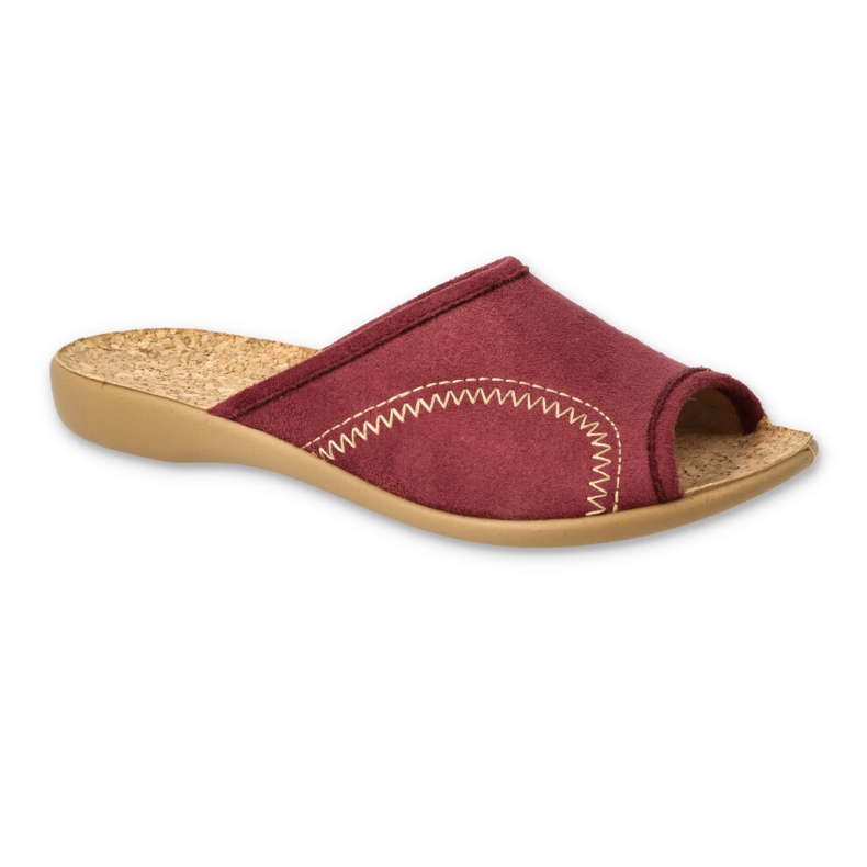 Bourgogne de bouffes de liège pour femmes de Befado Insert 254d143 rouge