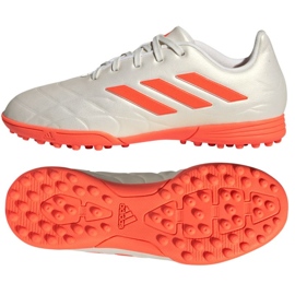 Adidas Copa Pure.3 Tf Jr GY9037 chaussures de football blanc blanc