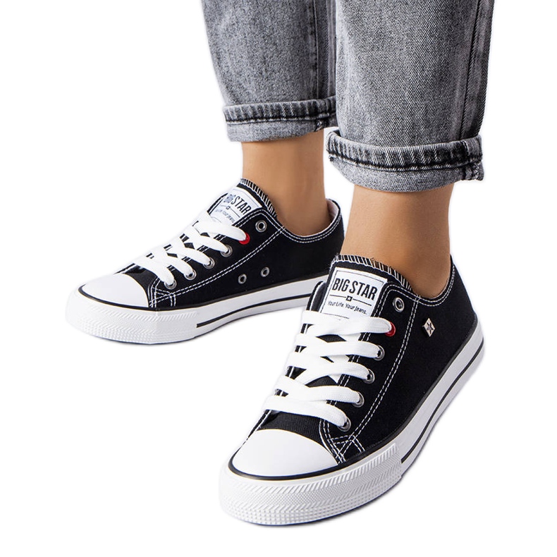 Big Star T274023906 baskets classiques noires le noir
