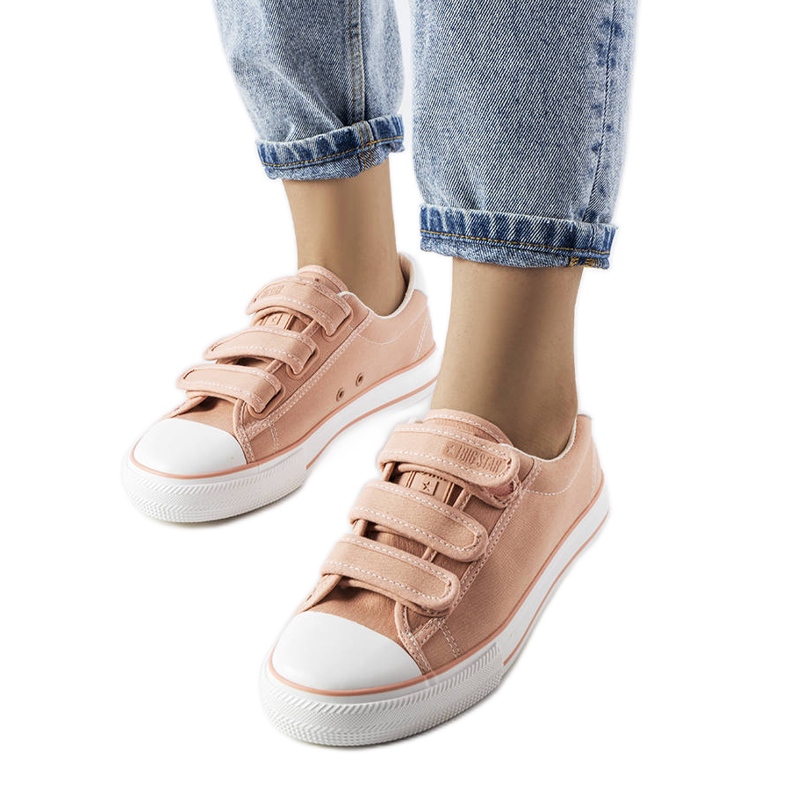 Baskets roses à scratch Big Star LL274A200