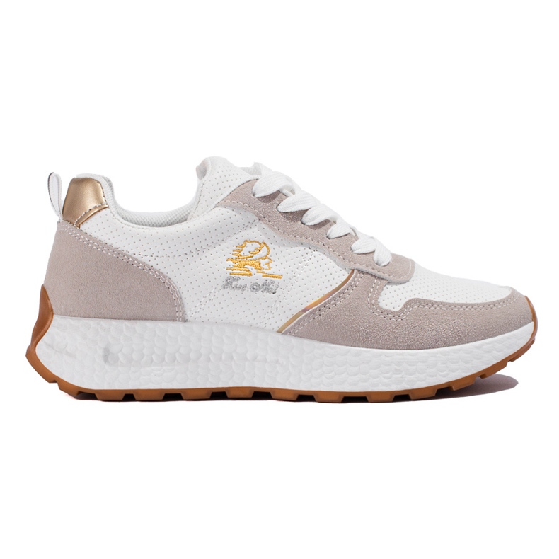 W. Potocki Sneakers sur semelle épaisse Potocki blanc et beige blanche W. Potocki Sneakers sur semelle épaisse Potocki blanc et beige blanche