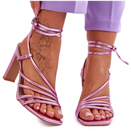 Sandales à talons hauts Tessoro à la mode rose