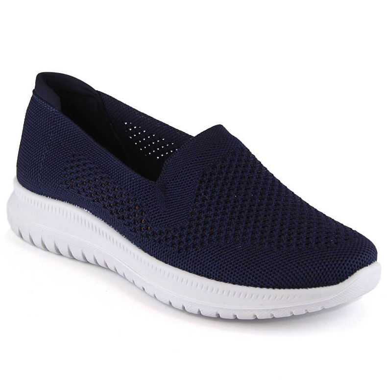 Atletico Chaussures de sport confortables à enfiler pour femmes bleu marine Style dames