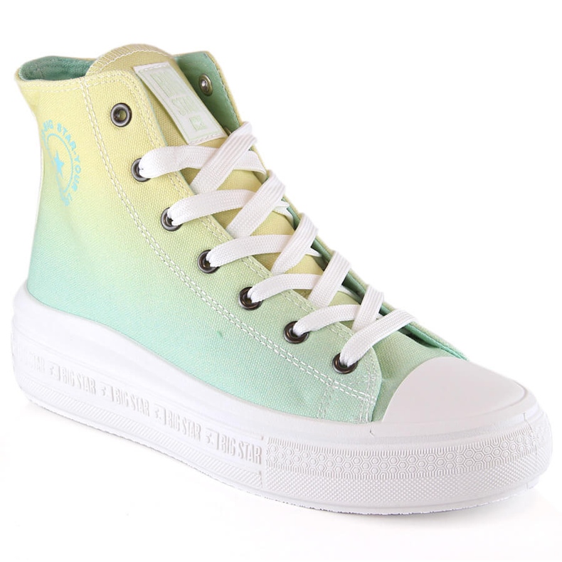 Baskets pour femmes sur la plate-forme multicolore Big Star LL274A190