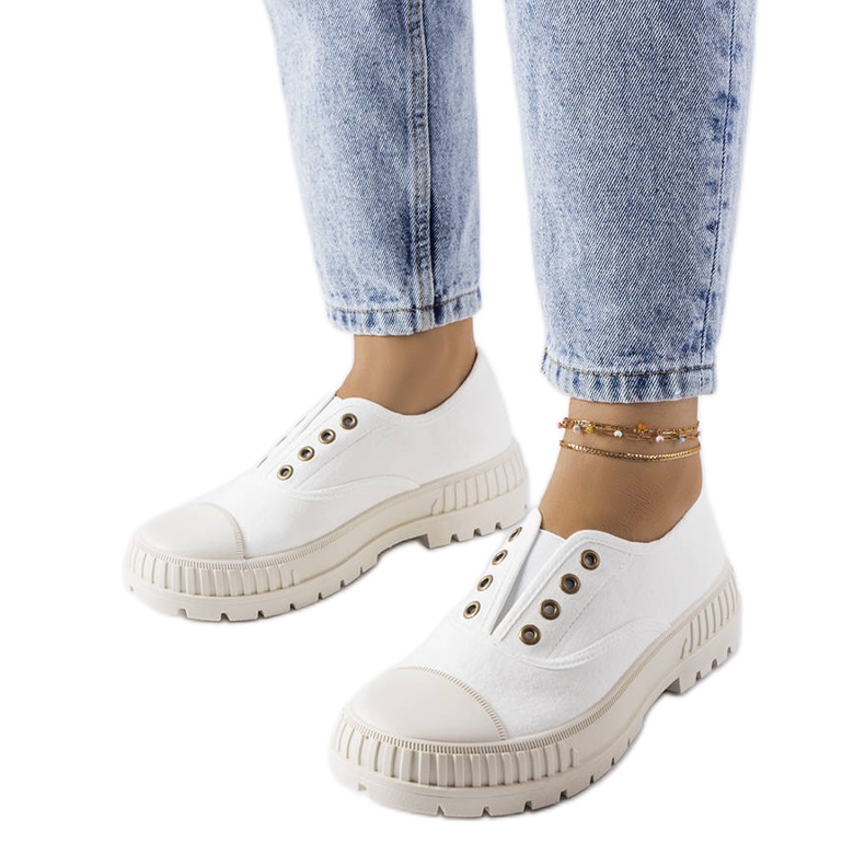 Baskets blanches de Walton