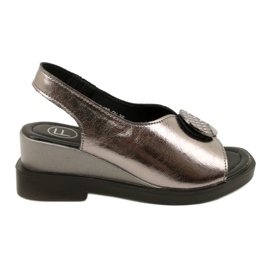 Sandales compensées Gun Metal Filippo DS4469/23 brun