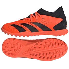 Chaussures Adidas Predator Accuracy.3 Tf GW7079 rouge oranges et rouges