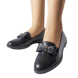 Mocassins décoratifs noirs de Ila