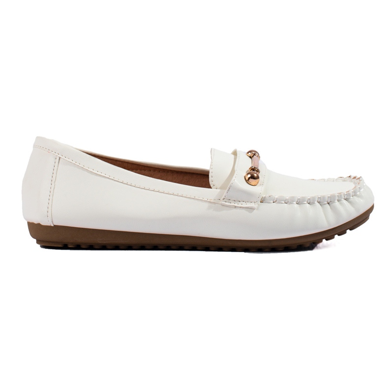 Mocassins femme classiques Shelovet blancs blanche Mocassins femme classiques Shelovet blancs blanche
