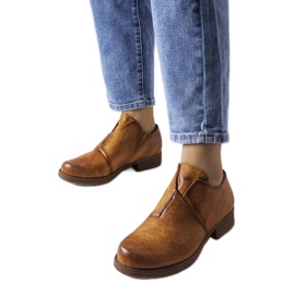 Derbies beiges LS5379 Taupe