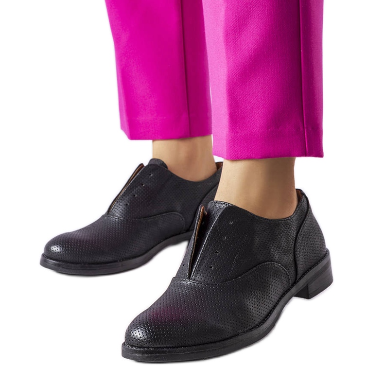 Chaussures noires LS5379 Noir le noir