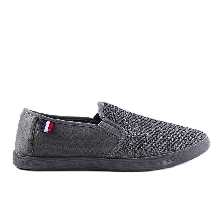Baskets homme grises ajourées Garibaldi