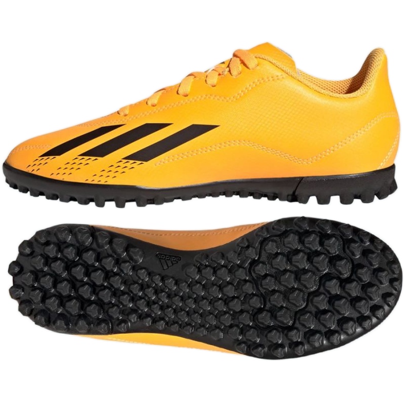 Chaussures de football Adidas X Speedportal.4 Tf GZ2448 orange jaunes Chaussures de football Adidas X Speedportal.4 Tf GZ2448 orange jaunes