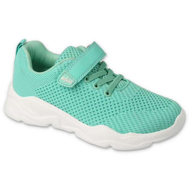 Chaussures de sport pour jeunes Befado avec velcro 516Q199 vert