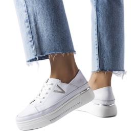 Vinceza baskets légères blanches Vincez