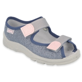 Slippers pour enfants de Befado 969x167 bleu