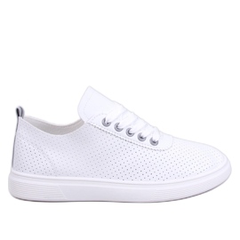 Baskets femme Gelman BLANC/GRIS
