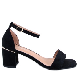 Rocco Sandales noires à petits talons le noir Rocco Sandales noires à petits talons le noir