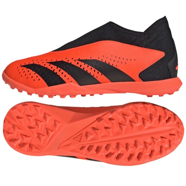 Adidas Predator Accuracy.3 Tf Ll Jr GW7091 chaussures de football orange