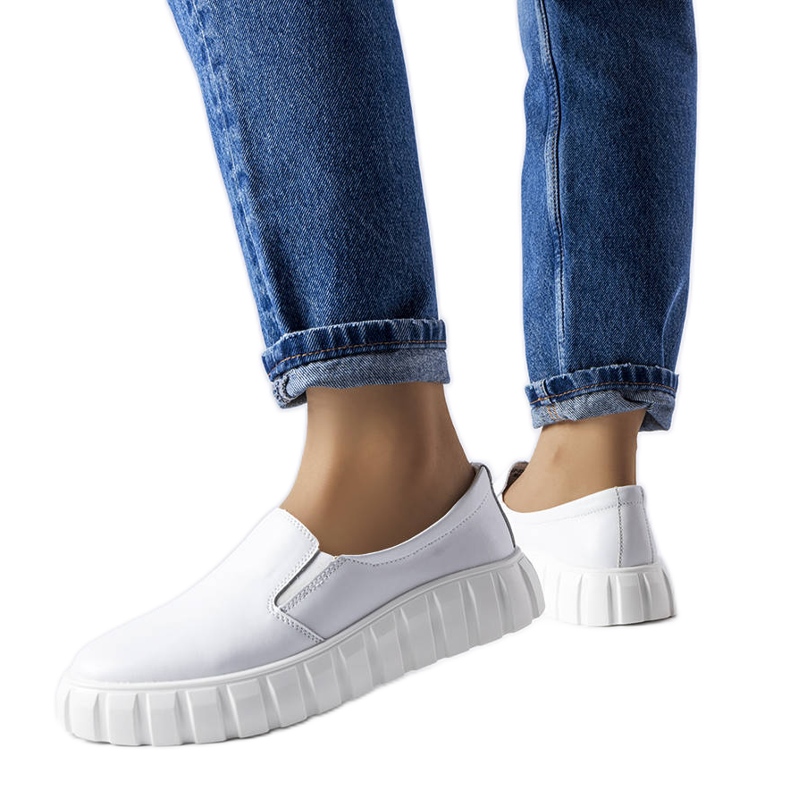 Chaussures blanches LS5379 Blanc