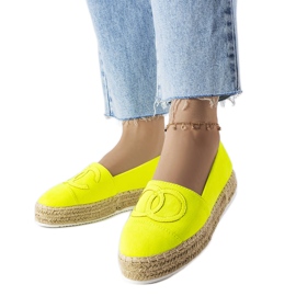 Espadrilles à plateforme fluo de Southfield jaune