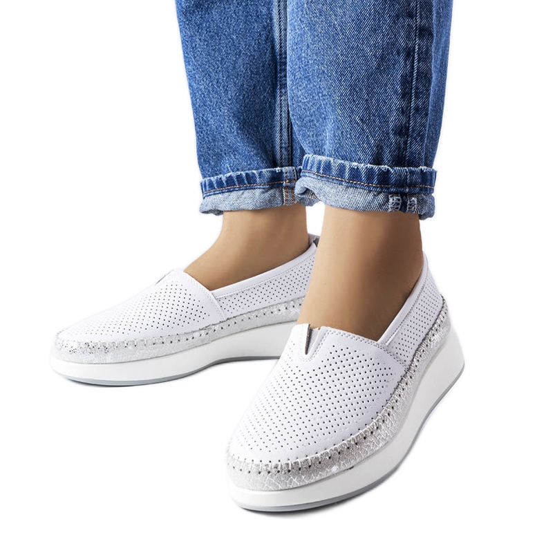 Chaussures ajourées grises de Noruega