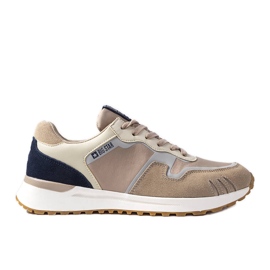 Baskets Big Star en daim beige LL174123