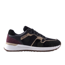 Baskets en daim noir Big Star LL174125 le noir