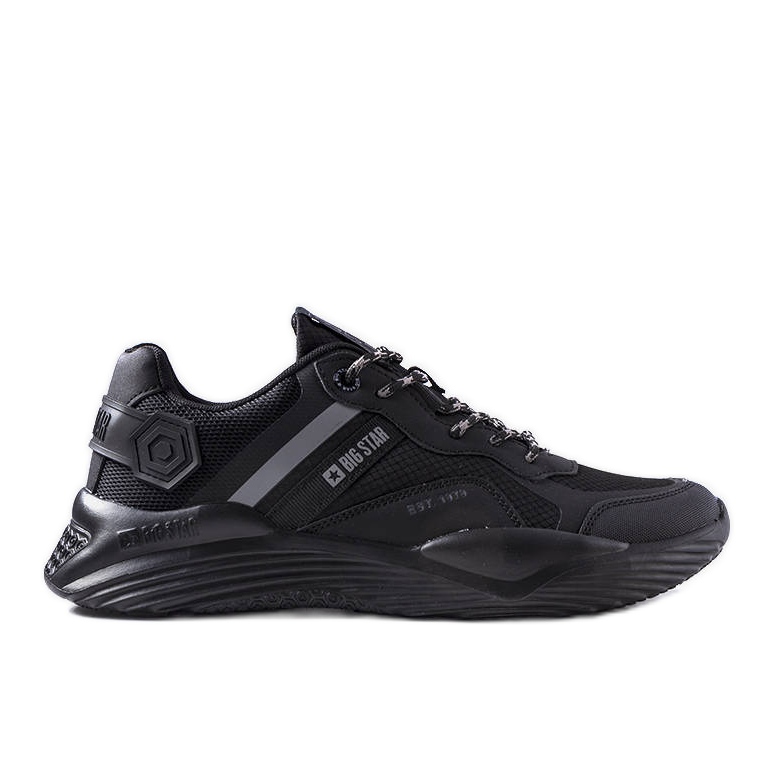 Chaussures de sport noires Big Star LL174150 le noir