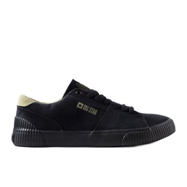 Baskets noires pour hommes Big Star LL174009