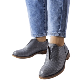 Richelieu taupe gris LS5379