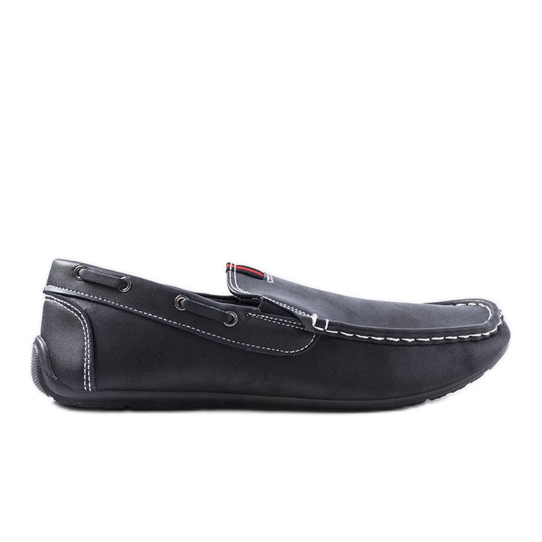 Mocassins noirs pour hommes de Michaud le noir Mocassins noirs pour hommes de Michaud le noir