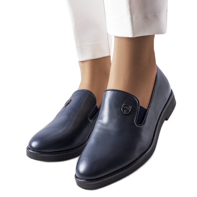 Chaussures Concord unies bleu marine