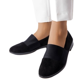 Chaussures plates noires de Stoney