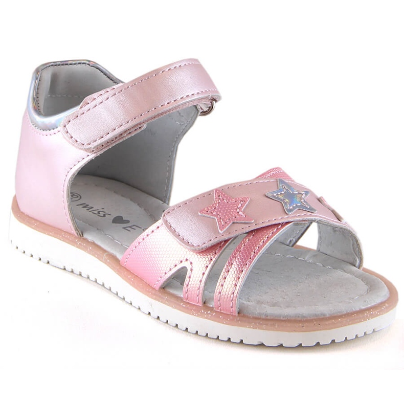 Evento Sandales velcro roses Miss pour fille