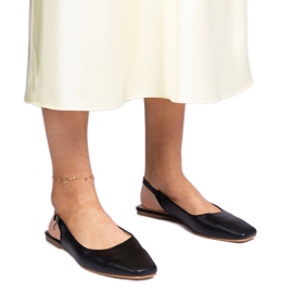 Sandales fermées noires