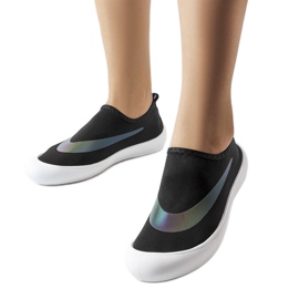 Baskets élastiques noires de Stover