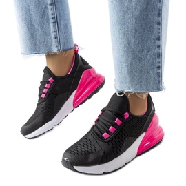 BM Baskets Court en noir et rose