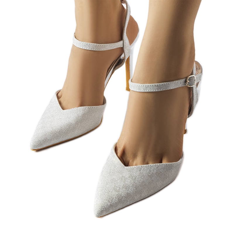 Talons brillants argentés Gallia