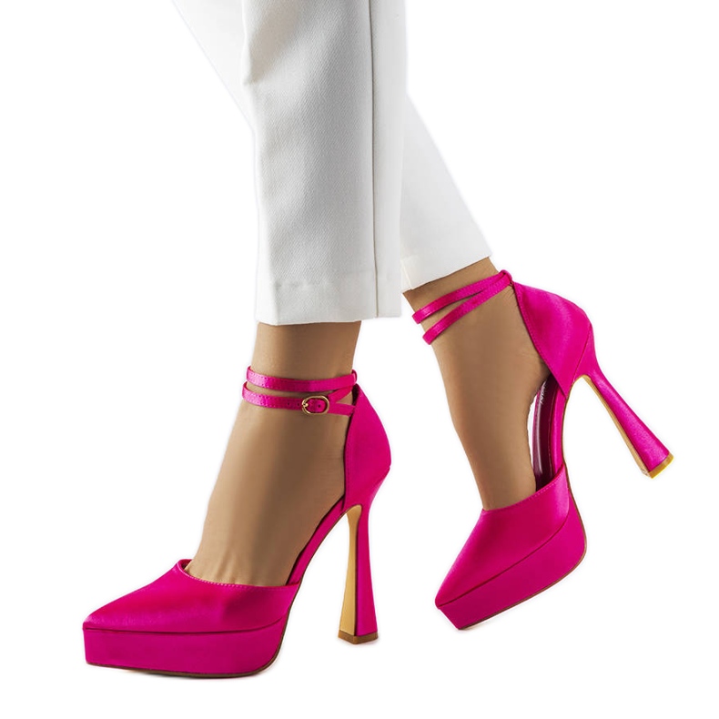 Escarpins roses à talons hauts de Dallas