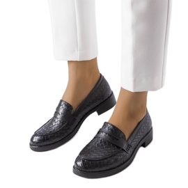 Mocassins noirs Deich le noir