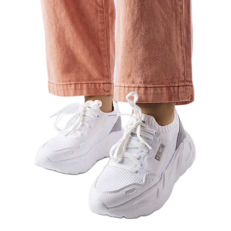 Baskets blanches Big Star JJ274604
